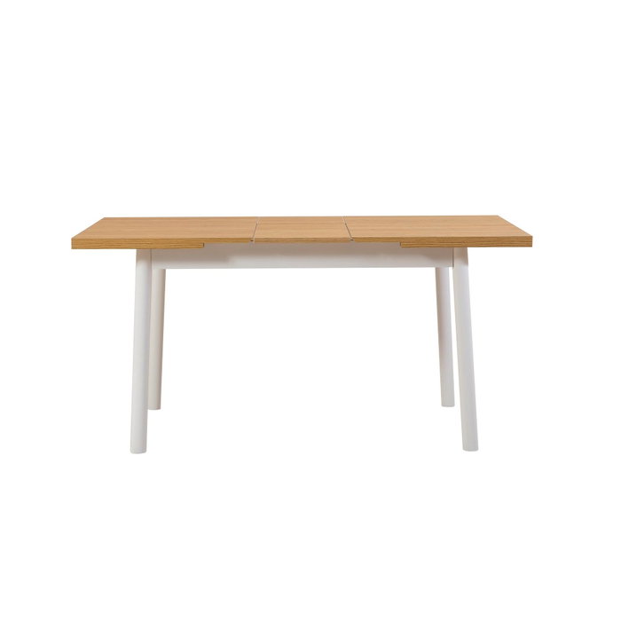 Hanah Home Oliver Open - Karina White Mesa de Comedor Extensible Blanca